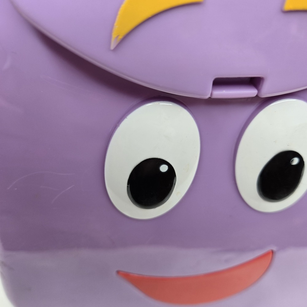 Dora The Explorer Talking Purple‎ Plastic Backpack 2004 Not Working - Picture 8 of 8